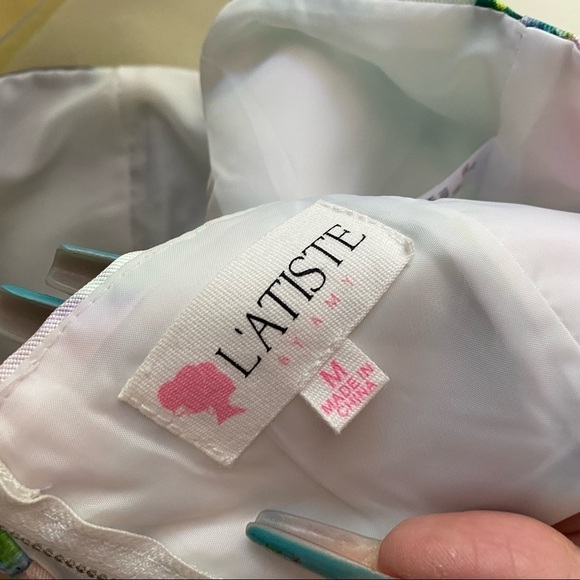 L’Atiste 2pc floral skirt and top set - Picture 4 of 6